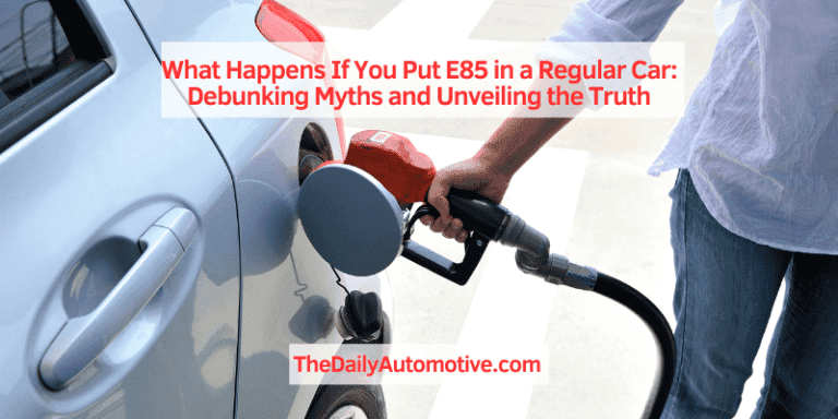 What Happens If You Put E85 in a Regular Car