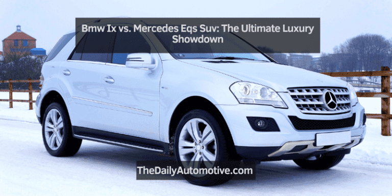 Bmw Ix vs. Mercedes Eqs Suv
