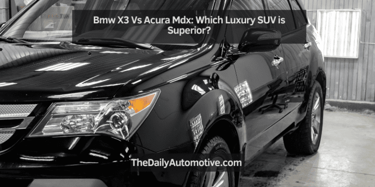 Bmw X3 Vs Acura Mdx
