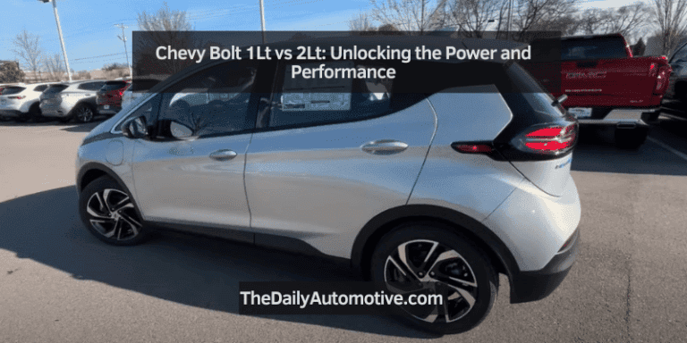 Chevy Bolt 1Lt vs 2Lt