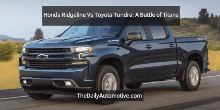 Honda Ridgeline Vs Toyota Tundra