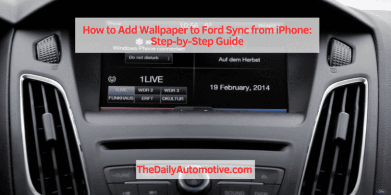 How to Add Wallpaper to FordHow to Add Wallpaper to Ford Sync from iPhone Sync from iPhone