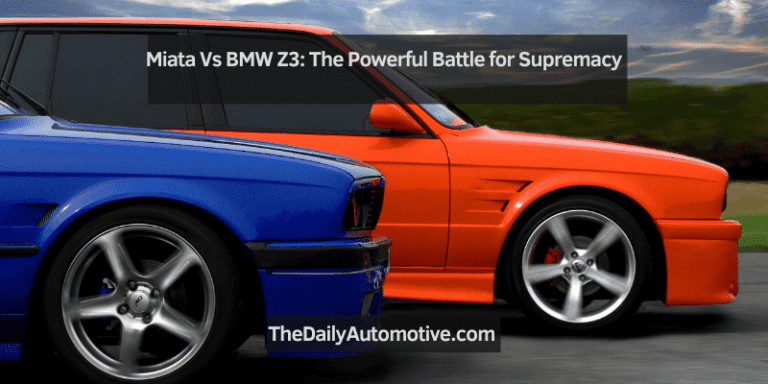 Miata Vs BMW Z3