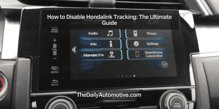 How to disable HondaLink tracking: vehicle, app and online steps