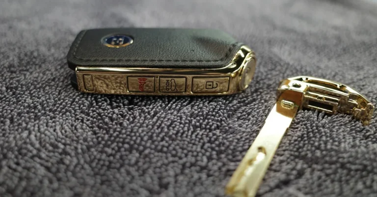 Car key fob and separate metal blade key used for master key duplication
