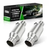 FOMIUZY 2.5 Inch Inlet/Outlet Universal High Flow Front Catalytic Converter Direct-Fit wit
