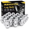 MIKKUPPA M14x1.5 Ford F150 Lug Nuts, Chrome 24PCS OEM Style Wheel Lug Nuts