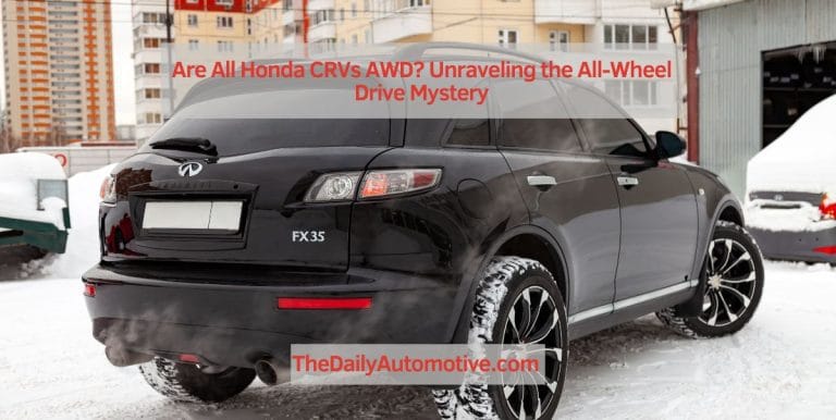 Are All Honda CRVs AWD