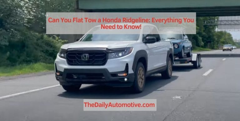 Can You Flat Tow a Honda Ridgeline