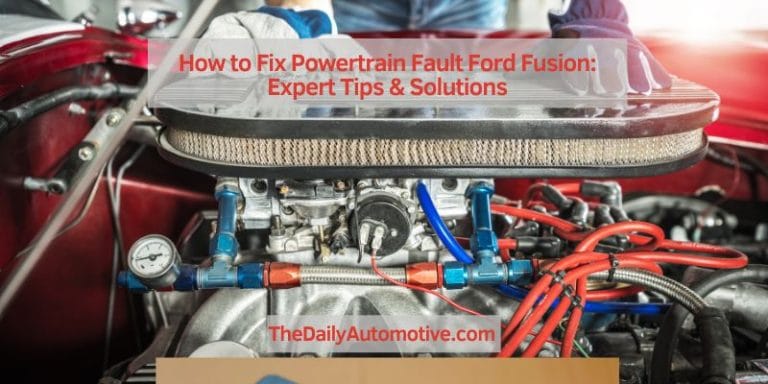How to Fix Powertrain Fault Ford Fusion