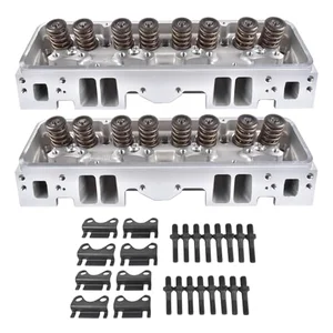 Aluminum cylinder heads for small block Chevy