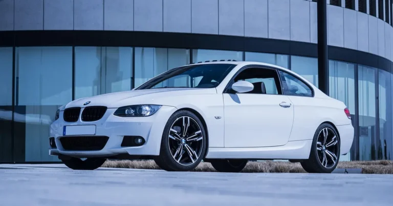BMW badge emblem on the front grille