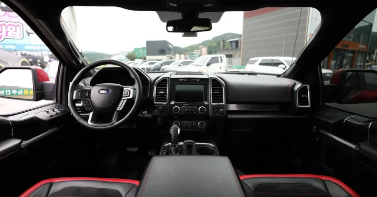 Ford F-150 interior dashboard and steering wheel