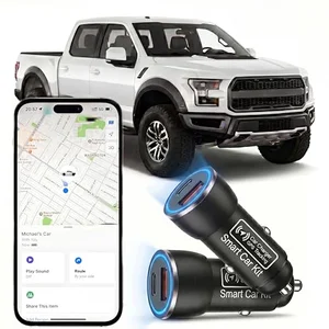 GPS tracker device with charging port