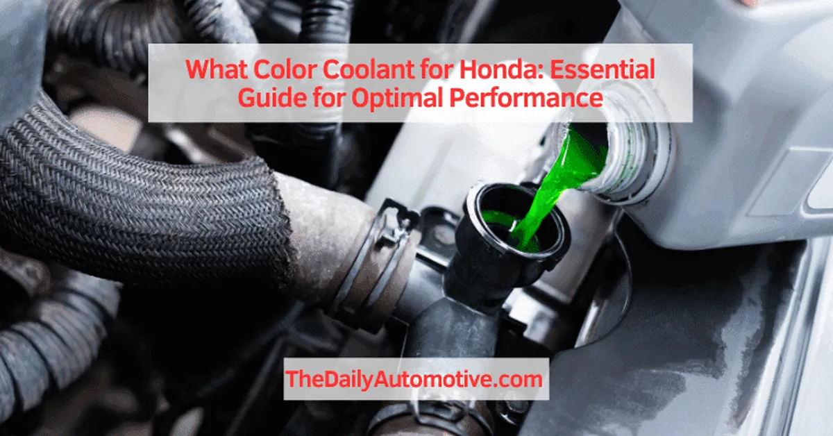 Green coolant being poured into a car radiator reservoir