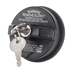 Locking gas cap with keys for truck