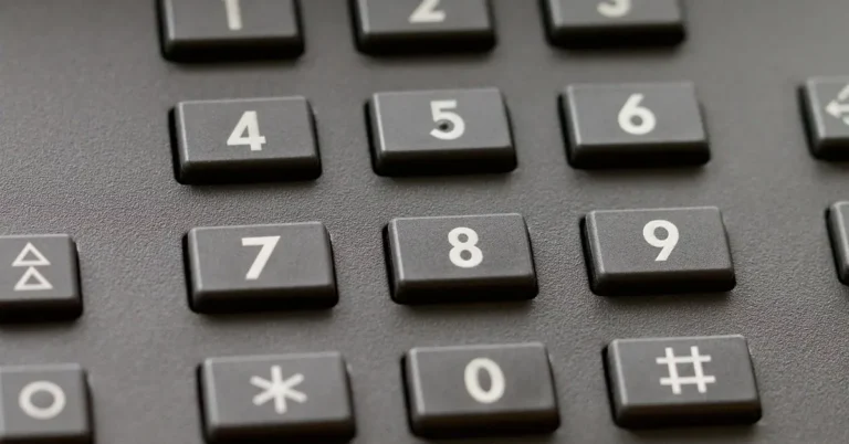 Numeric keypad used for a keyless entry system