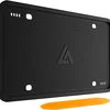Aujen Silicone License Plate Frames Black