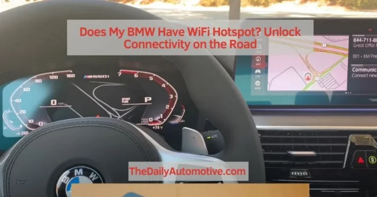 BMW iDrive dashboard and navigation screen