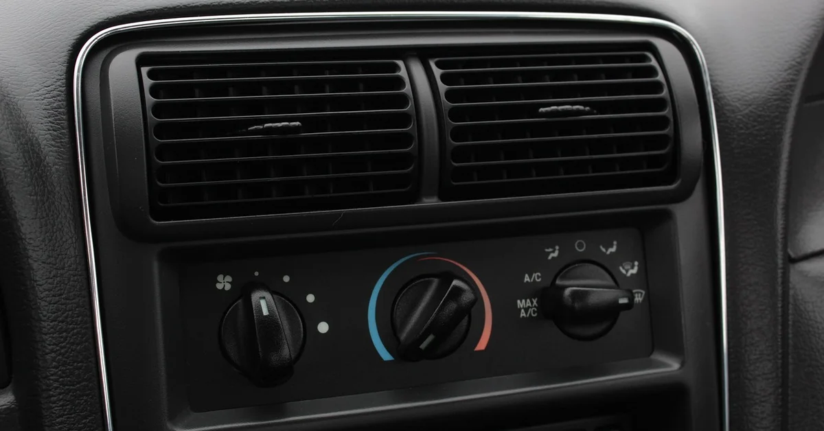 Car dashboard climate control switches