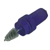 Lisle 11120 battery brush with a blue plastic case and a steel bristle terminal brush