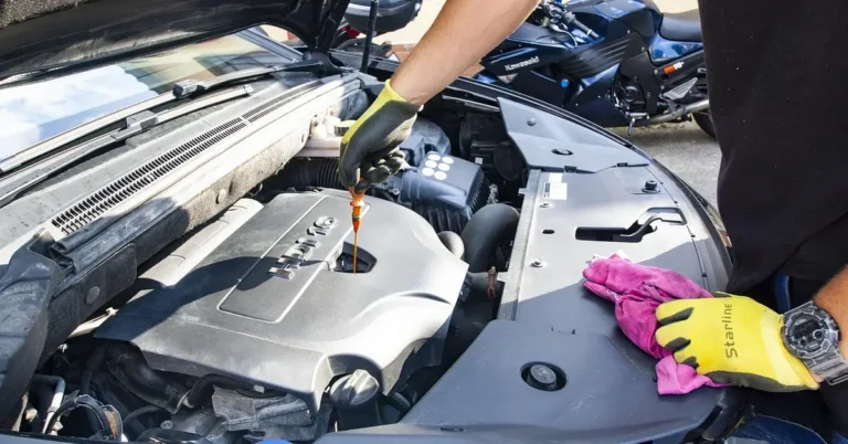Adding coolant to a Chevy Silverado engine bay reservoir