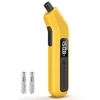 HYVOHEX yellow digital tire pressure gauge with backlit display