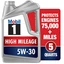 Mobil 1 High Mileage Full Synthetic Motor Oil 5W-30