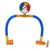 R134A Car AC Refrigerant Charge Hose Kit with Gauge