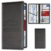 TOURSUIT black car registration and insurance card holder with clear inner pockets