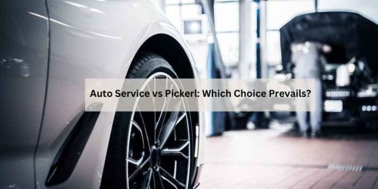 Auto Service vs Pickerl