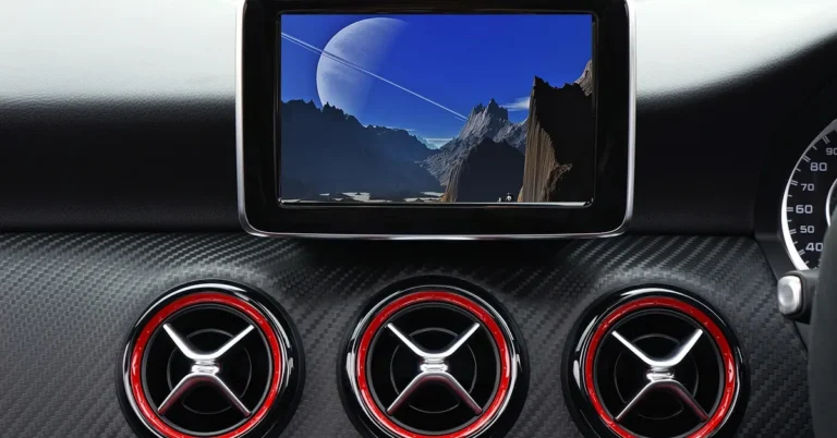 A modern car interior with a digital display, an affordable tech feature