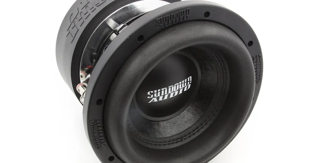 A car audio subwoofer speaker system