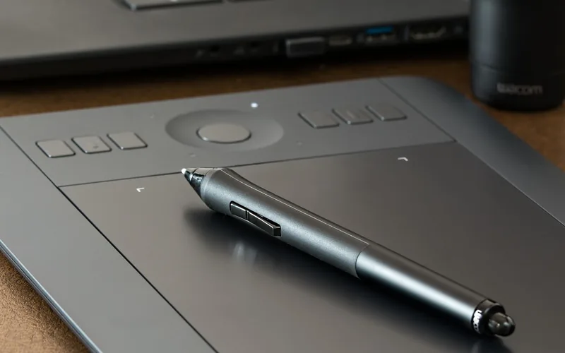 Designer using a graphics tablet and stylus to sketch a digital car design concept Designer using a graphics tablet and stylus to sketch a digital car design concept