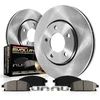 PowerStop Z17 Replacement Brake Pad & Rotor Kit Fron