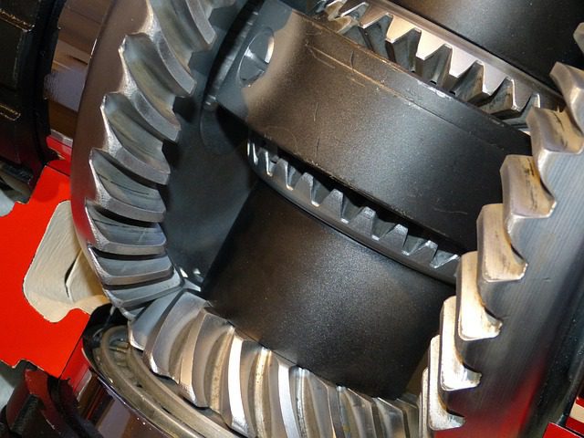 Close-up of transmission gears representing the dual-clutch DPS6 system affected by code P07A3