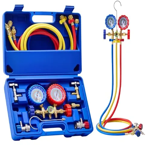 3-way AC manifold gauge set