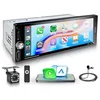 Rimoody Single Din Wireless CarPlay 6.9 inch Touch Screen
