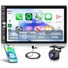 Rimoody Android 15 Double Din Car Stereo with GPS Navigation and Wi-Fi