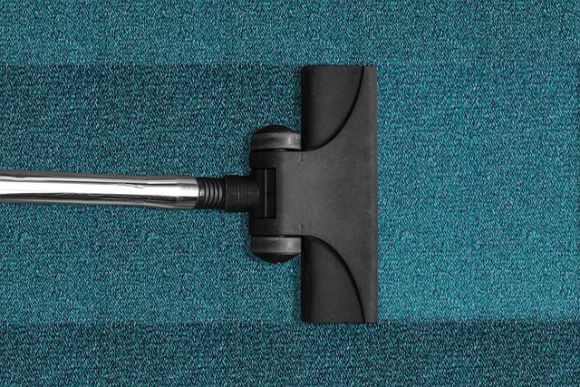 Vacuuming car carpet and seats after safely removing rodent droppings