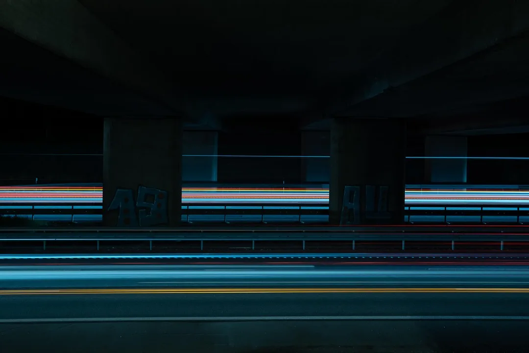 Johnny's Porsche 911 in Cyberpunk 2077 Neon-lit car with light trails in a futuristic cyberpunk-style city