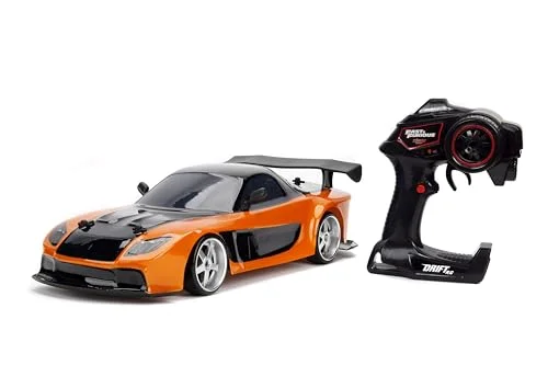 Jada Toys Fast & Furious Han's Mazda RX-7 drift RC car, 1:10 scale.