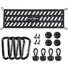 Lucky Straps 60 x 18 inch tailgate net with carabiner hooks and hardware