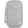 Travel document organizer with RFID blocking pockets