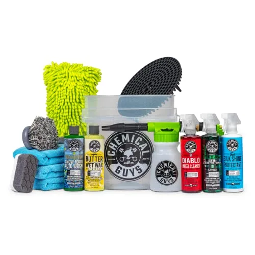 Chemical Guys HOL126 14-piece Arsenal Builder car wash kit with foam gun and bucket