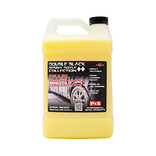 P&S Professional Pearl Auto Shampoo high-foaming gallon bottle with lemon scent