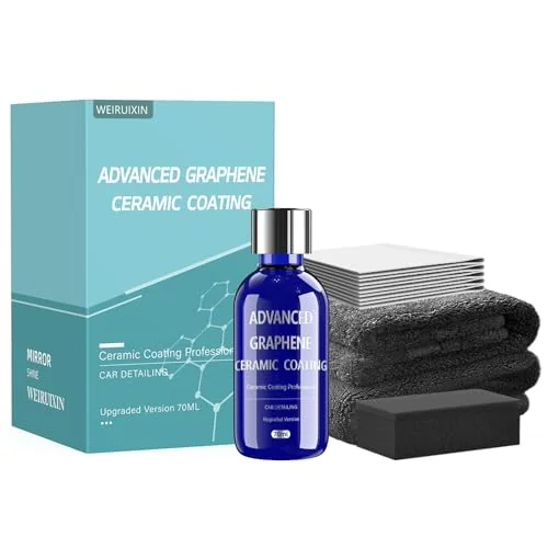 Advanced Graphene Ceramic Coating for cars, 70 milliliter application kit
