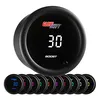 GlowShift 10 Color Digital 45 PSI Turbo Boost Gauge Kit