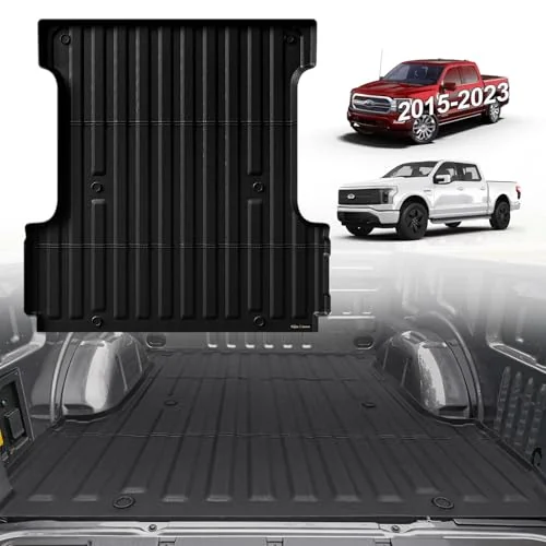 TripleAliners heavy-duty TPE truck bed mat custom-fit for Ford F150 and Lightning TripleAliners heavy-duty TPE truck bed mat custom-fit for Ford F150 and Lightning