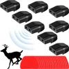 BBTO 8-piece deer warning whistle set with adhesive tapes
